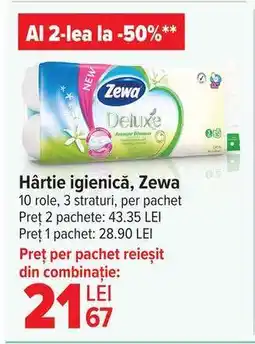 Carrefour Hârtie igienică, Zewa Ofertă