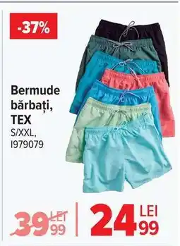 Carrefour Bermude bărbați, TEX Ofertă