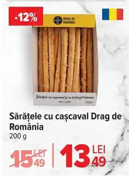 Carrefour Sărățele cu cașcaval Drag de România Ofertă