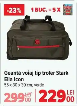 Carrefour Geantă voiaj tip troler Stark Ella Icon Ofertă