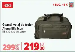 Carrefour Geantă voiaj tip troler Atena Ella Icon Ofertă