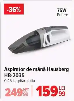 Carrefour Aspirator de mână Hausberg HB-2035 Ofertă