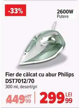 Carrefour Fier de călcat cu abur Philips DST7012/70 Ofertă
