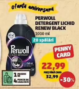 Penny PERWOLL DETERGENT LICHID RENEW BLACK Ofertă