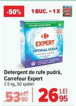Carrefour Detergent de rufe pudră, Carrefour Expert Ofertă