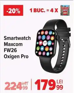 Carrefour Smartwatch Maxcom FW26 Oxigen Pro Ofertă