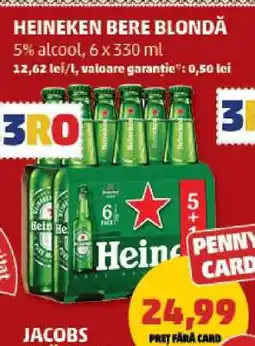 Penny HEINEKEN Bere blondă Ofertă