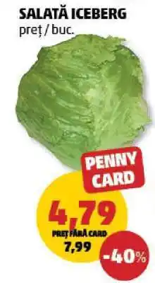 Penny Salată Iceberg Ofertă