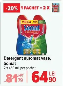 Carrefour Detergent automat vase, Somat Ofertă