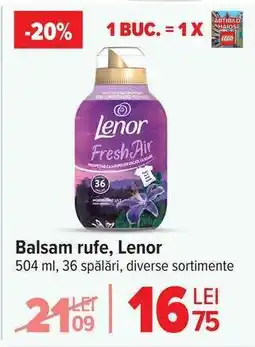 Carrefour Balsam rufe Lenor Ofertă