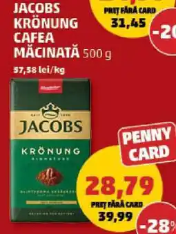 Penny JACOBS KRÖNUNG Cafea măcinată Ofertă