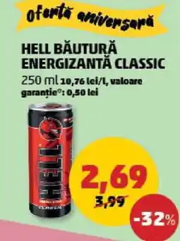 Penny HELL BĂUTURĂ ENERGIZANTĂ CLASSIC Ofertă