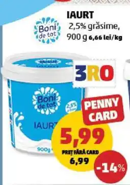 Penny Iaurt Boni de tot Ofertă