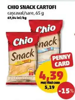 Penny CHIO SNACK CARTOFI Ofertă