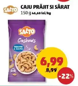 Penny SALTO CAJU PRĂJIT ȘI SĂRAT Ofertă