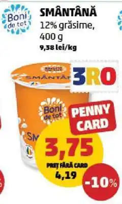 Penny Smântână Ofertă