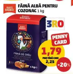 Penny Făină albă pentru cozonac 1 kg Ofertă
