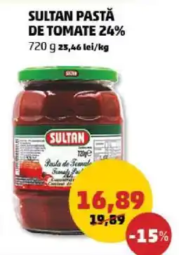 Penny Sultan Pastă de Tomate 24% Ofertă