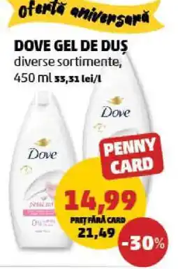 Penny DOVE Gel de duș Ofertă