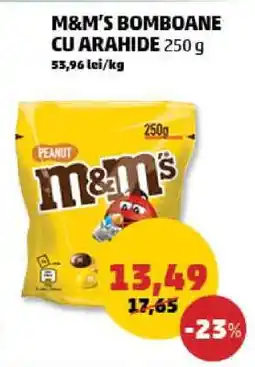 Penny M&M's Bomboane cu Arahide 250 g Ofertă