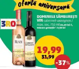 Penny DOMENIILE SÂMBUREȘTI Vin Ofertă