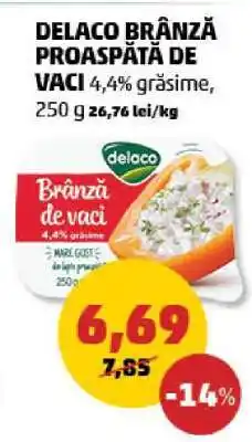 Penny DELACO Brânză Proaspătă de Vaci Ofertă
