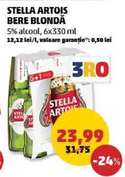 Penny STELLA ARTOIS Bere blondă Ofertă