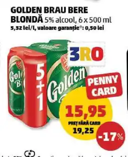 Penny GOLDEN BRAU Bere blondă Ofertă