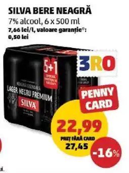 Penny SILVA BERE NEAGRĂ Ofertă