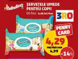 Penny Șervețele umede pentru copii Bebelino Ofertă