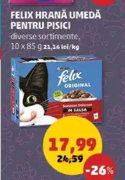 Penny Felix hrană umedă pentru pisici Ofertă