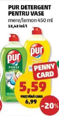 Penny PUR Detergent pentru vase Ofertă