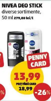Penny NIVEA DEO STICK Ofertă