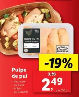 Lidl Pulpe de pui Ofertă