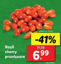Lidl Roșii cherry prunișoare Ofertă