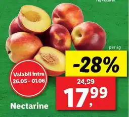 Lidl Nectarine Ofertă
