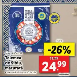 Lidl Telemea de Sibiu, maturată Ofertă