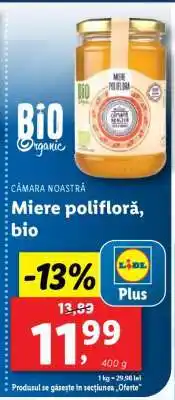 Lidl Miere polifloră, bio Ofertă