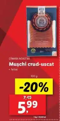 Lidl Mușchi crud-uscat Ofertă