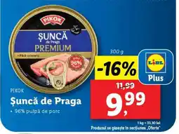 Lidl Șuncă de Praga Ofertă