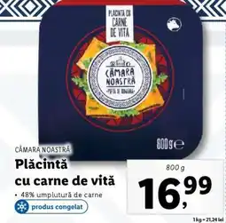 Lidl Plăcintă cu carne de vită Ofertă