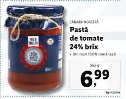 Lidl Pastă de tomate 24% brix Ofertă