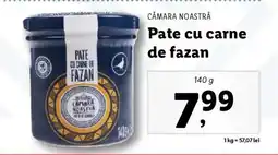 Lidl Pate cu carne de fazan Ofertă