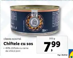 Lidl Chiftele cu sos Ofertă