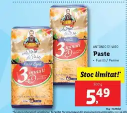 Lidl Antonio Di Vaio Paste Ofertă