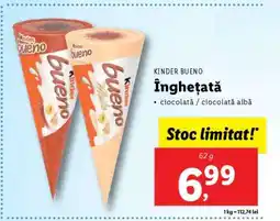 Lidl Kinder Bueno Înghețată Ofertă