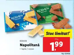 Lidl Napolitană Ofertă