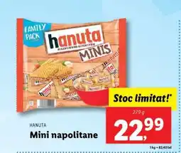 Lidl Hanuta Mini napolitane Ofertă