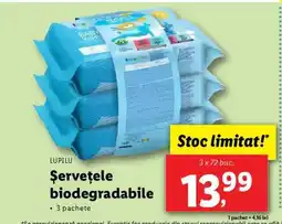 Lidl Șervețele biodegradabile Ofertă