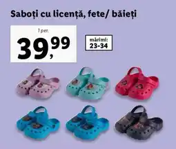 Lidl Saboți cu licență, fete/băieți Ofertă